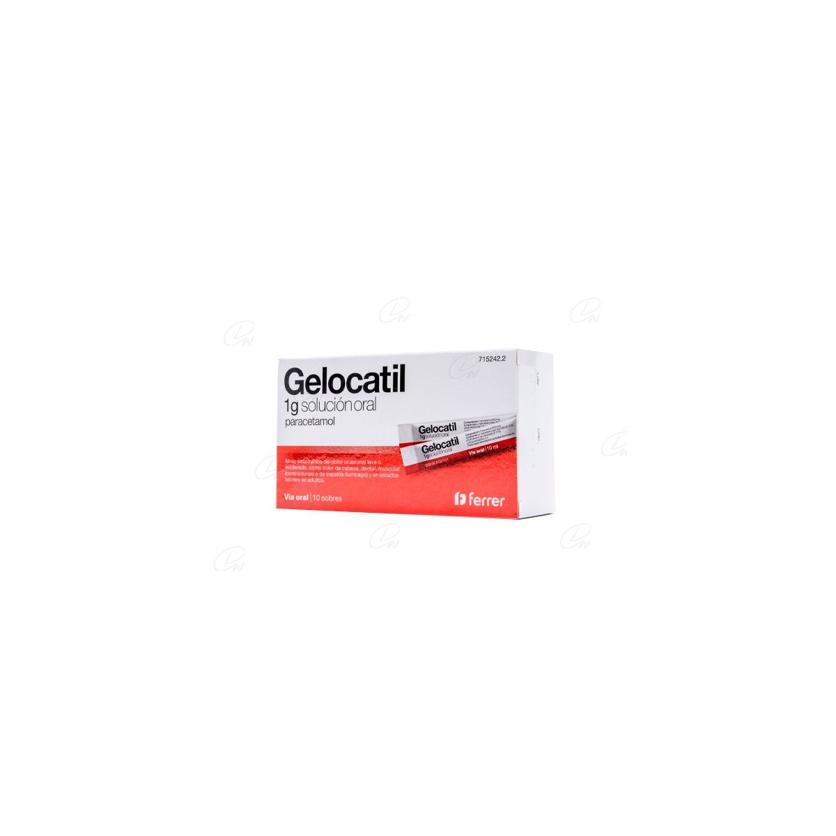 GELOCATIL 1 G 10 SOBRES SOLUCION ORAL