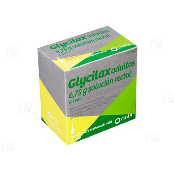 GLYCILAX ADULTOS 6,75 g  SOLUCION RECTAL, 6 enemas