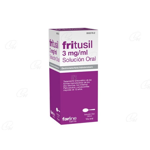 FRITUSIL 3 mg/ml SOLUCION ORAL, 1 frasco de 150 ml