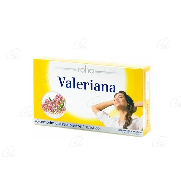 EXTRACTO DE VALERIANA ROHA 140 mg COMPRIMIDOS RECUBIERTOS, 40 comprimidos